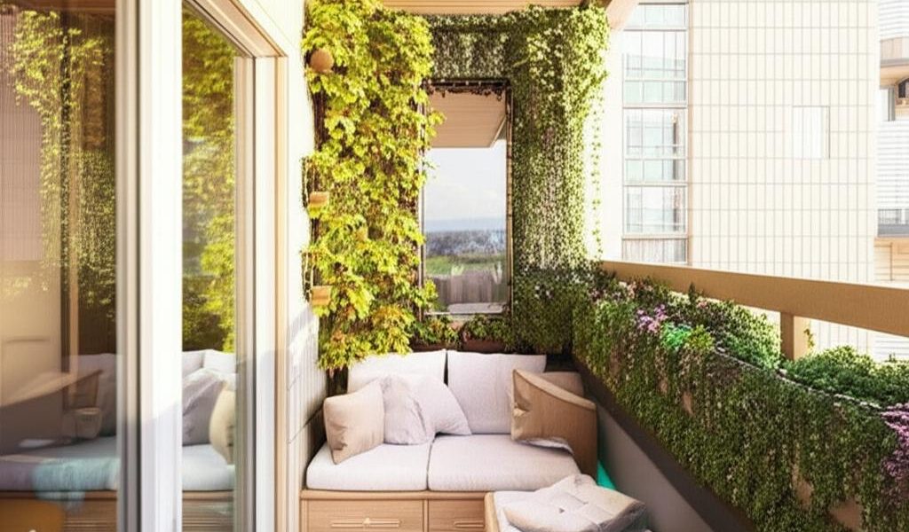 Jak zaprojektować funkcjonalny balkon 4m²: triki na optyczne powiększenie i maksymalne wykorzystanie przestrzeni