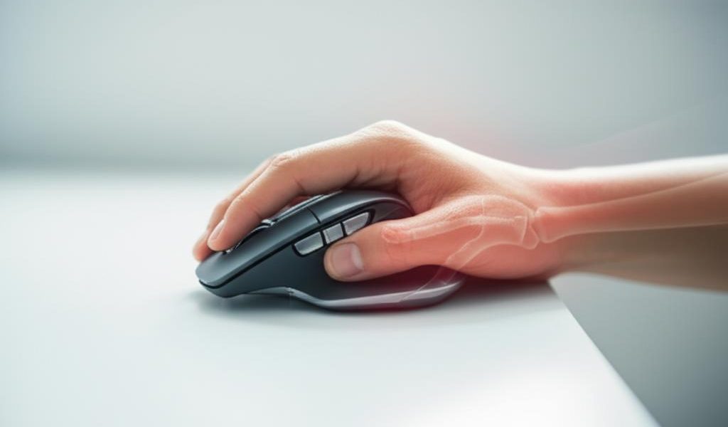 Ból nadgarstka od myszki? Jak ergonomicznie ustawić stanowisko pracy, by zapobiec kontuzjom