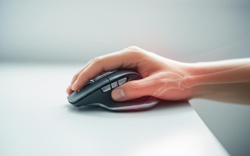 Ból nadgarstka od myszki? Jak ergonomicznie ustawić stanowisko pracy, by zapobiec kontuzjom