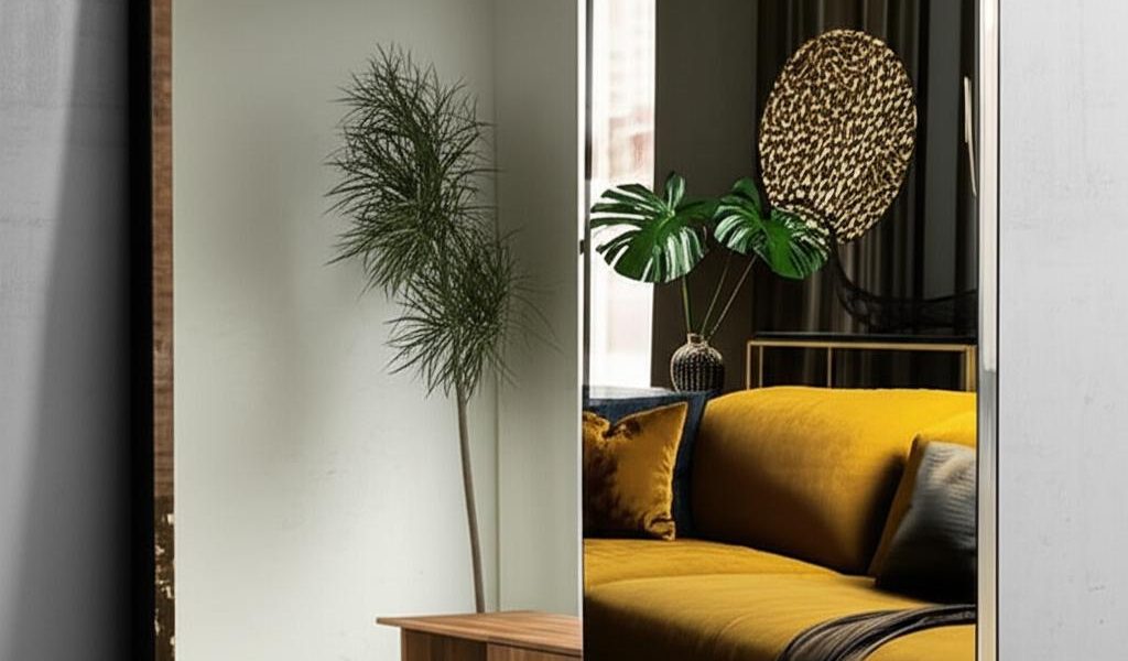 Lustro jako element stylu: Jak dopasować design lustra do wnętrza skandynawskiego, glamour czy industrialnego?