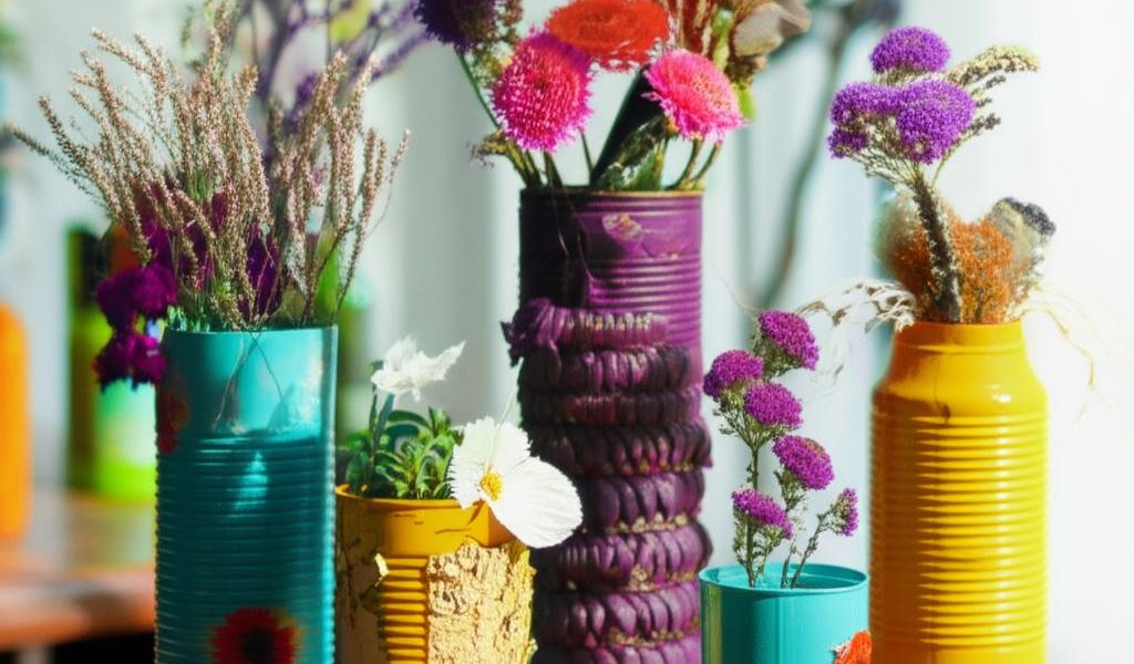 Wazony i doniczki DIY z recyklingu – 7 pomysłów na unikalne i ekologiczne ozdoby do domu