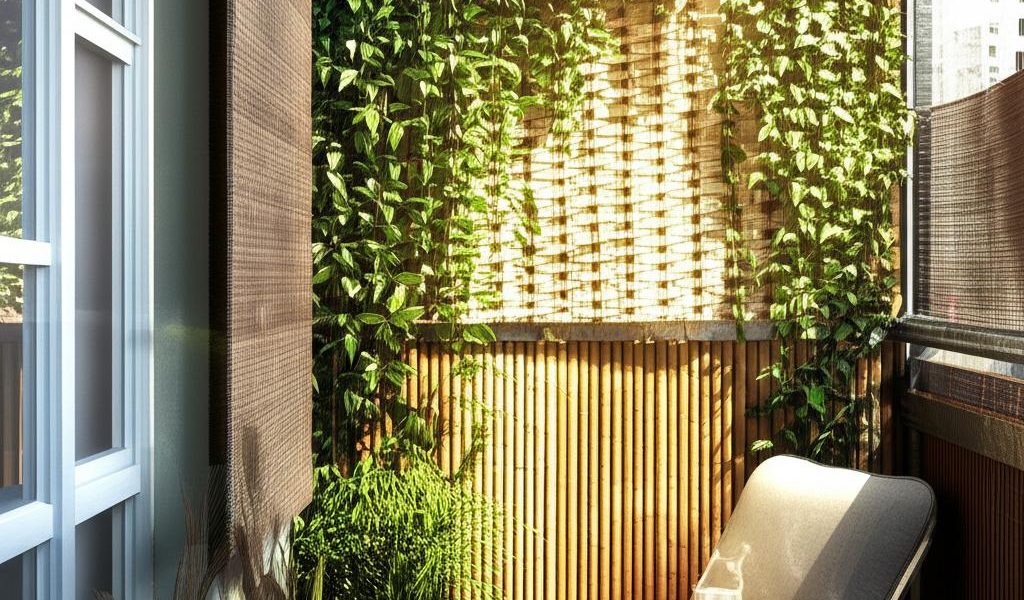 Jak osłonić mały balkon: Przegląd rozwiązań zapewniających prywatność i ochronę przed wiatrem
