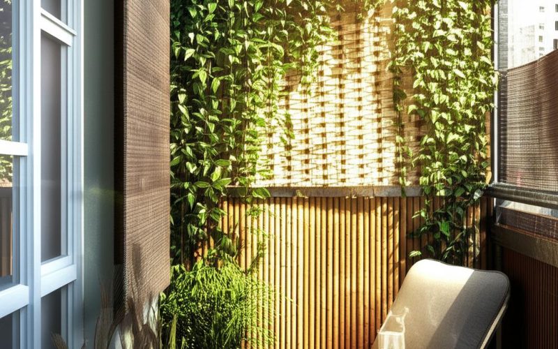 Jak osłonić mały balkon: Przegląd rozwiązań zapewniających prywatność i ochronę przed wiatrem