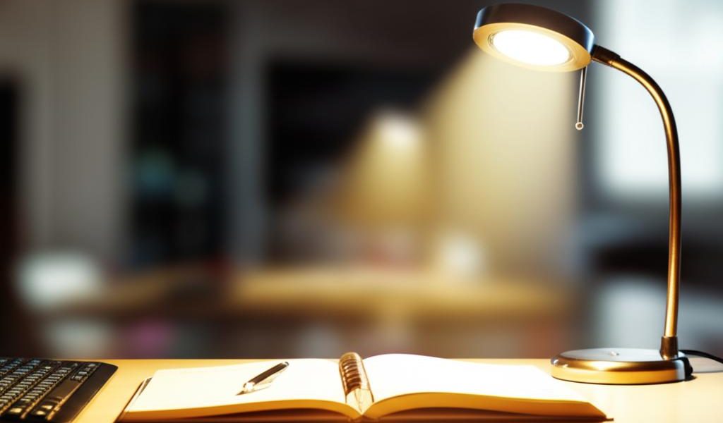 Oświetlenie biurka w domowym biurze: jak rozmieścić lampy, by chronić wzrok i zwiększyć koncentrację?