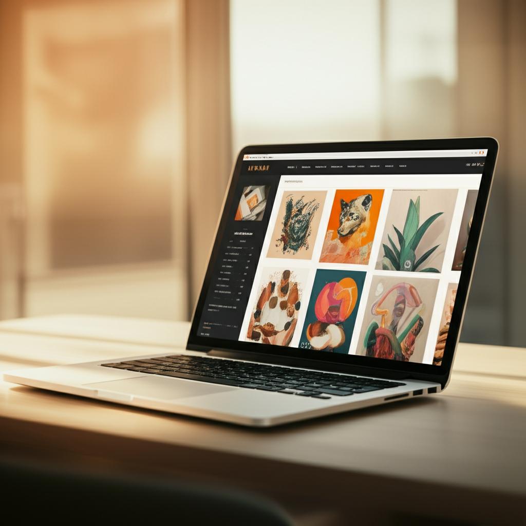 Platformy internetowe i sklepy online ze sztuką