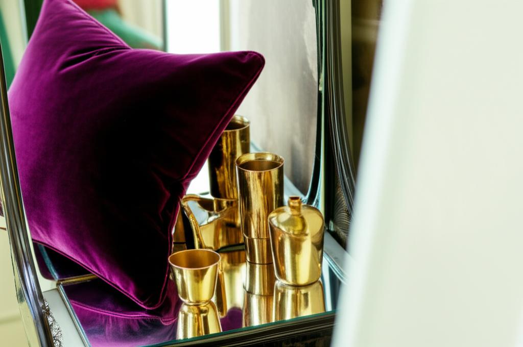 Luksusowe akcenty i materiały: esencja stylu glamour